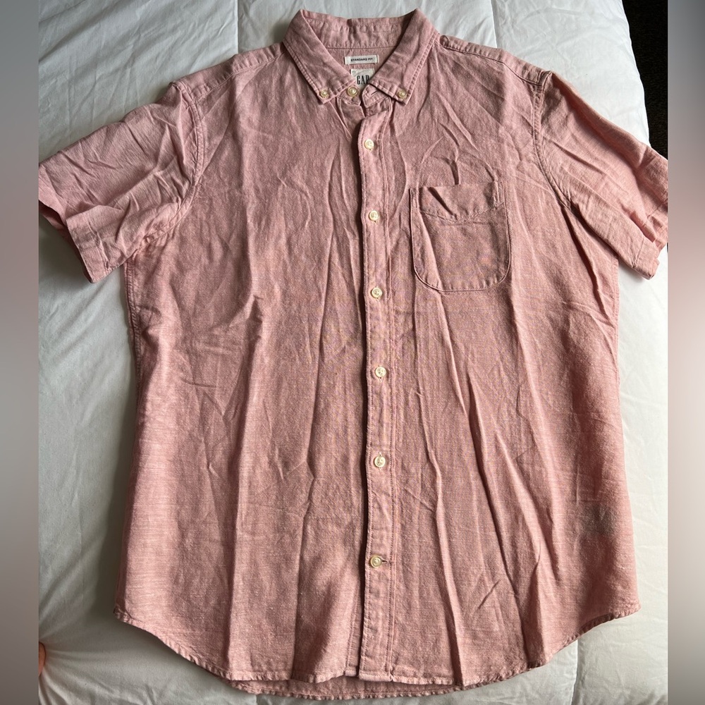 Men’s GAP linen Button Down Shirt